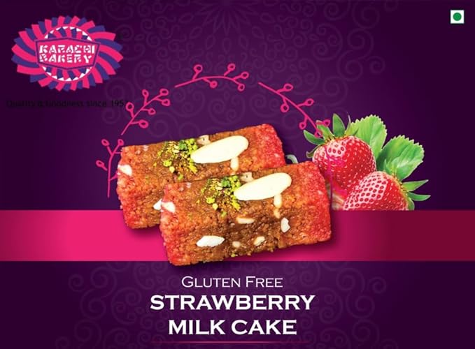 Karachi bakery Strawberry Milk Cake - PUSHMYCART