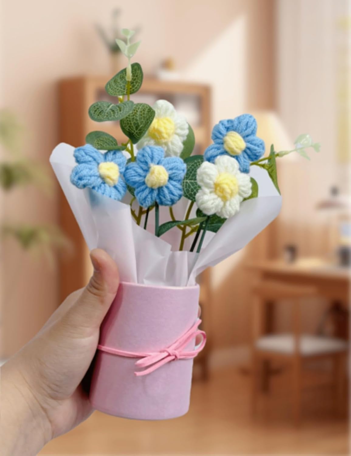 Artificial Crochet Flower Bouquet