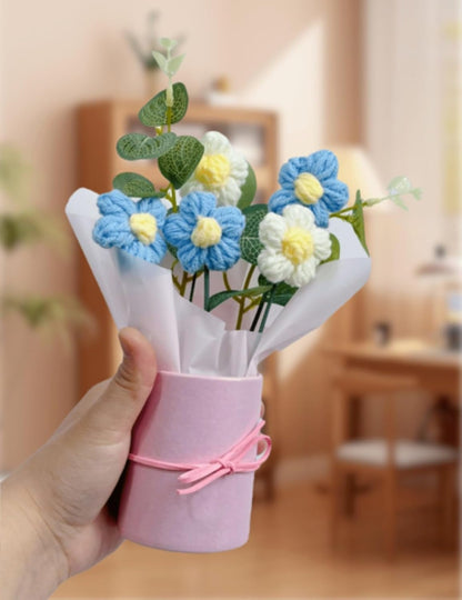 Artificial Crochet Flower Bouquet