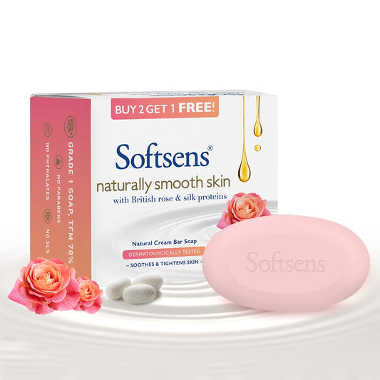 Softsens Naturally Smooth Skin Cream Bar Soap - PUSHMYCART