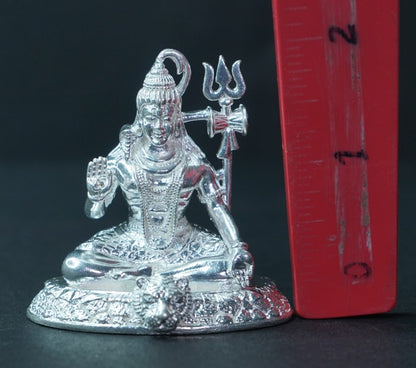 Pure Silver Shiva 64.88g By Mahita Collections - PUSHMYCART