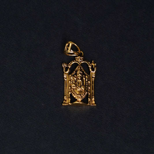 Pure Gold Venkateswara Swamy Locket 4.66g
