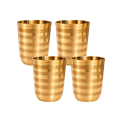 Mahita Collections Brass Glass for Serving Water 182g