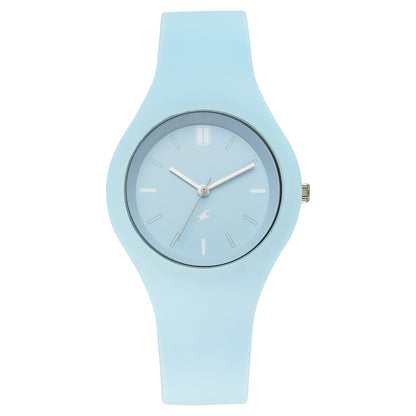 Fastrack Tweens Quartz Analog Blue Dial Blue Silicone Strap Watch