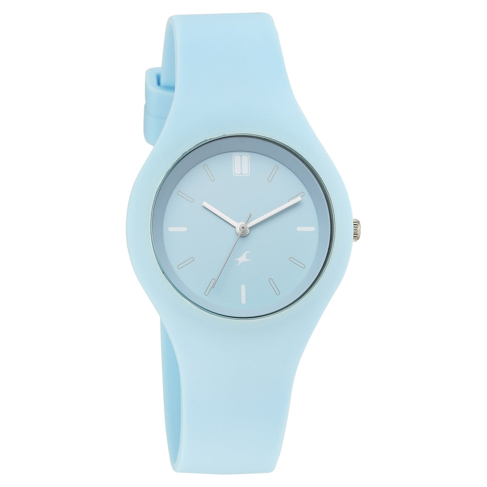 Fastrack Tweens Quartz Analog Blue Dial Blue Silicone Strap Watch