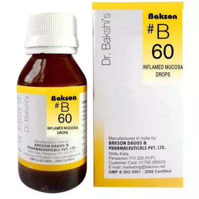 Bakson B60 Inflammed Mucosa Drops