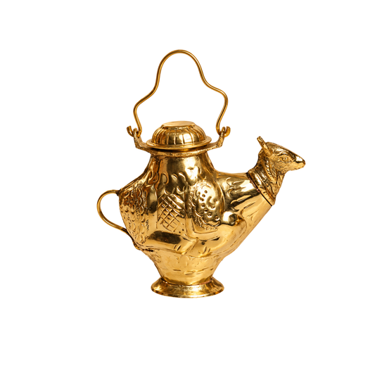 Mahita Collections Brass Gomukhi Kamandal Lota for Pooja