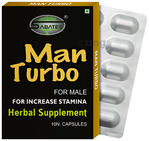 Sabates Man Turbo Capsule 10 caps