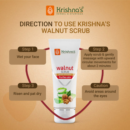 Krishna'S Herbal & Ayurveda Walnut Scrub 
