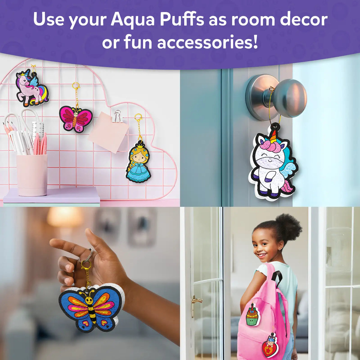 Skillmatics Aqua Puffs Princesses and Unicorns 3D Art Kit
