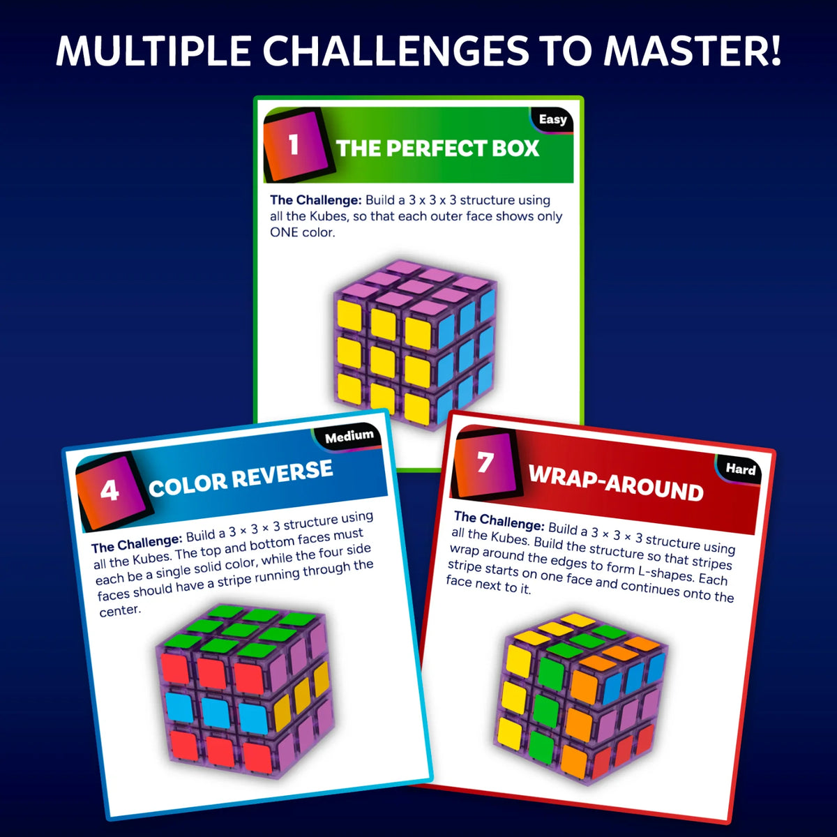 Skillmatics Klixokubes 3D Magnetic Brain Teaser Puzzle Ages 7 and Up