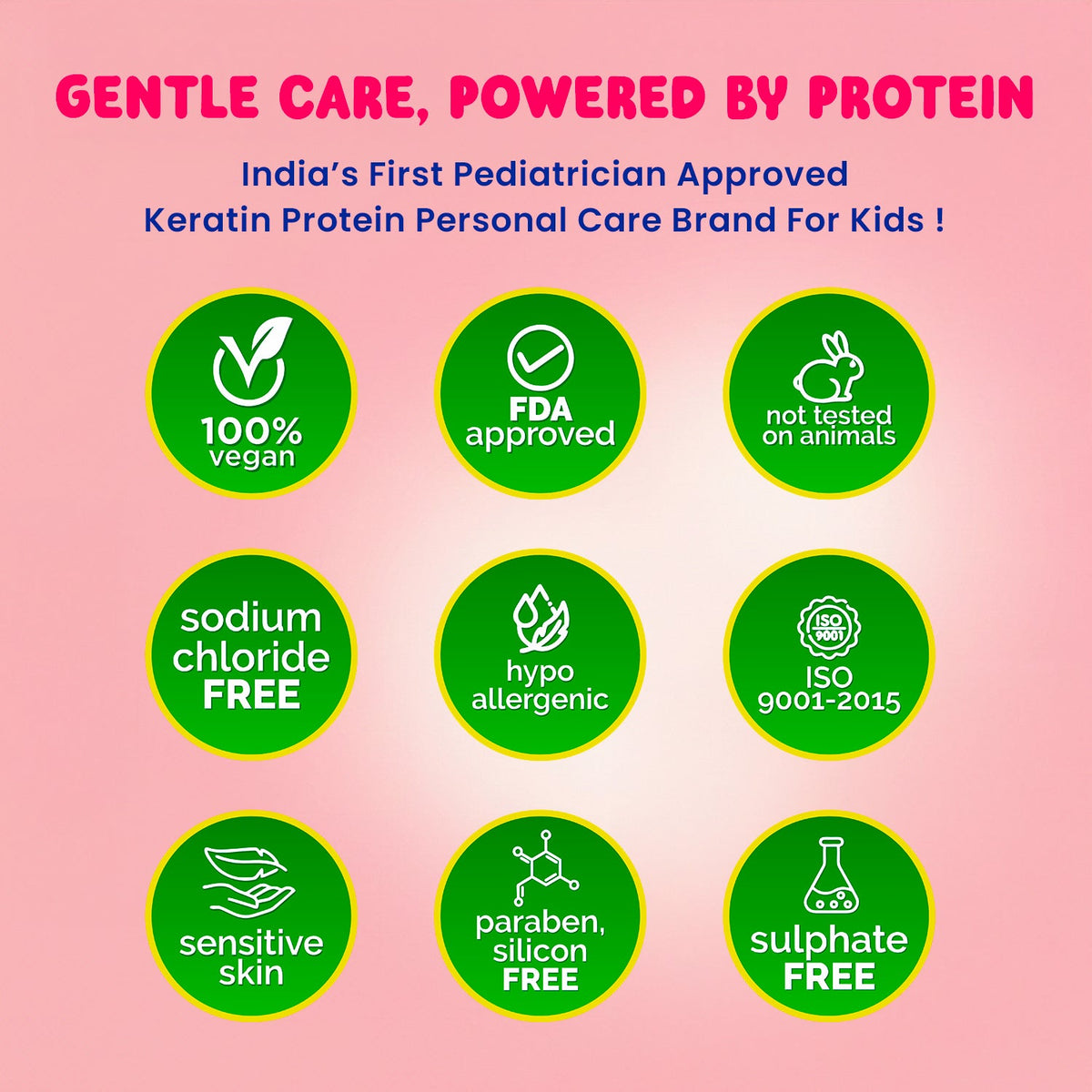 Kt Kids Peppa Pig Gentle Conditioner bottle, vibrant pink, designed for children's soft hair. - Image 4