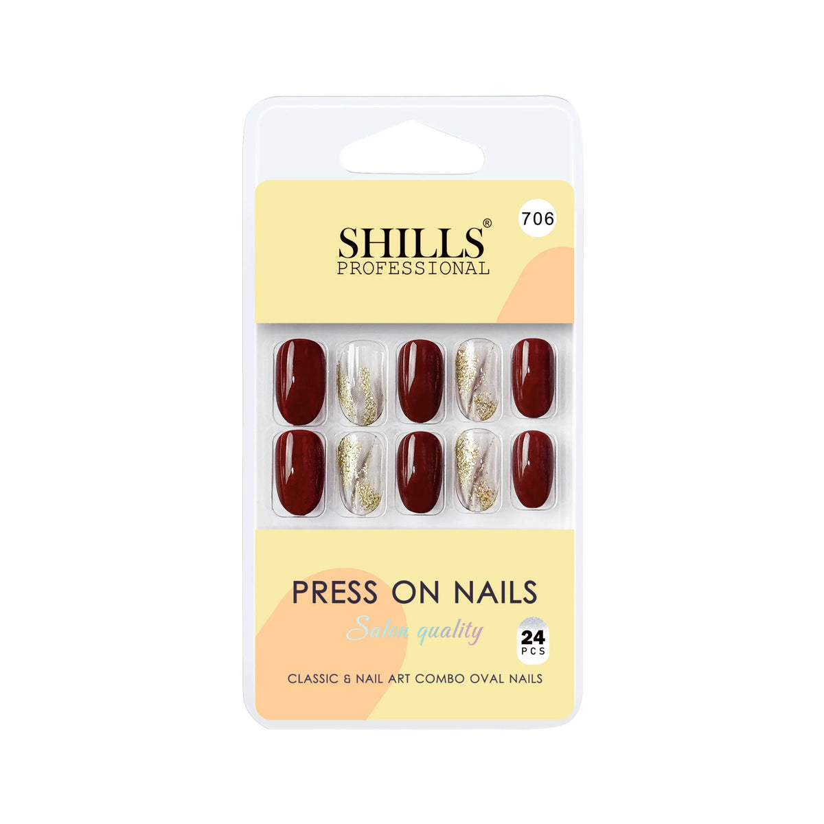 Pure And Nail Art Combo(SPN699-SPN707) - Shills Professional
