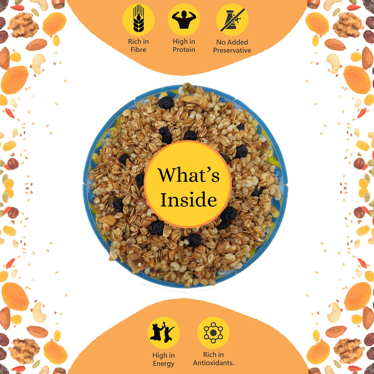 UNIFIT Instant Baked Crunchy Granola 