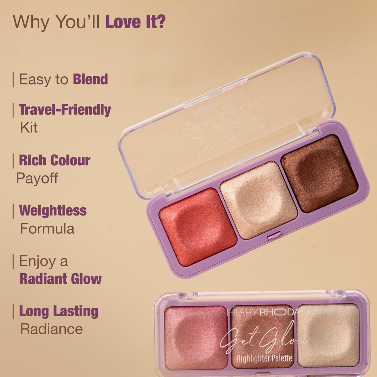 Hilary Rhoda Get Glow Highlighter Palette - view 6