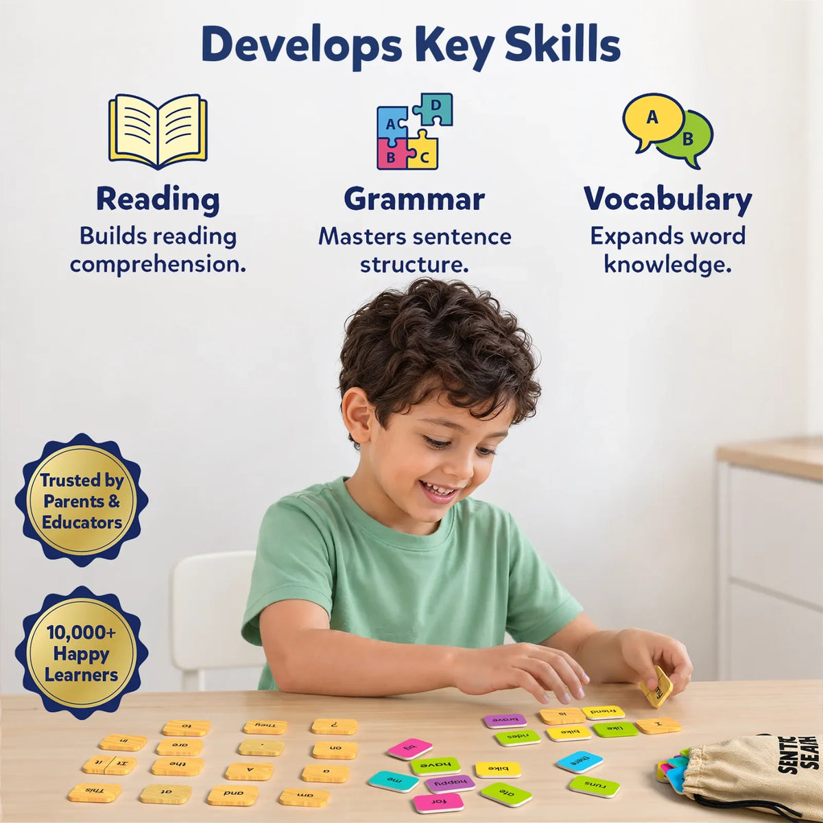 Skillmatics Sentence Search Sentence Building Activity Ages 5 to 8