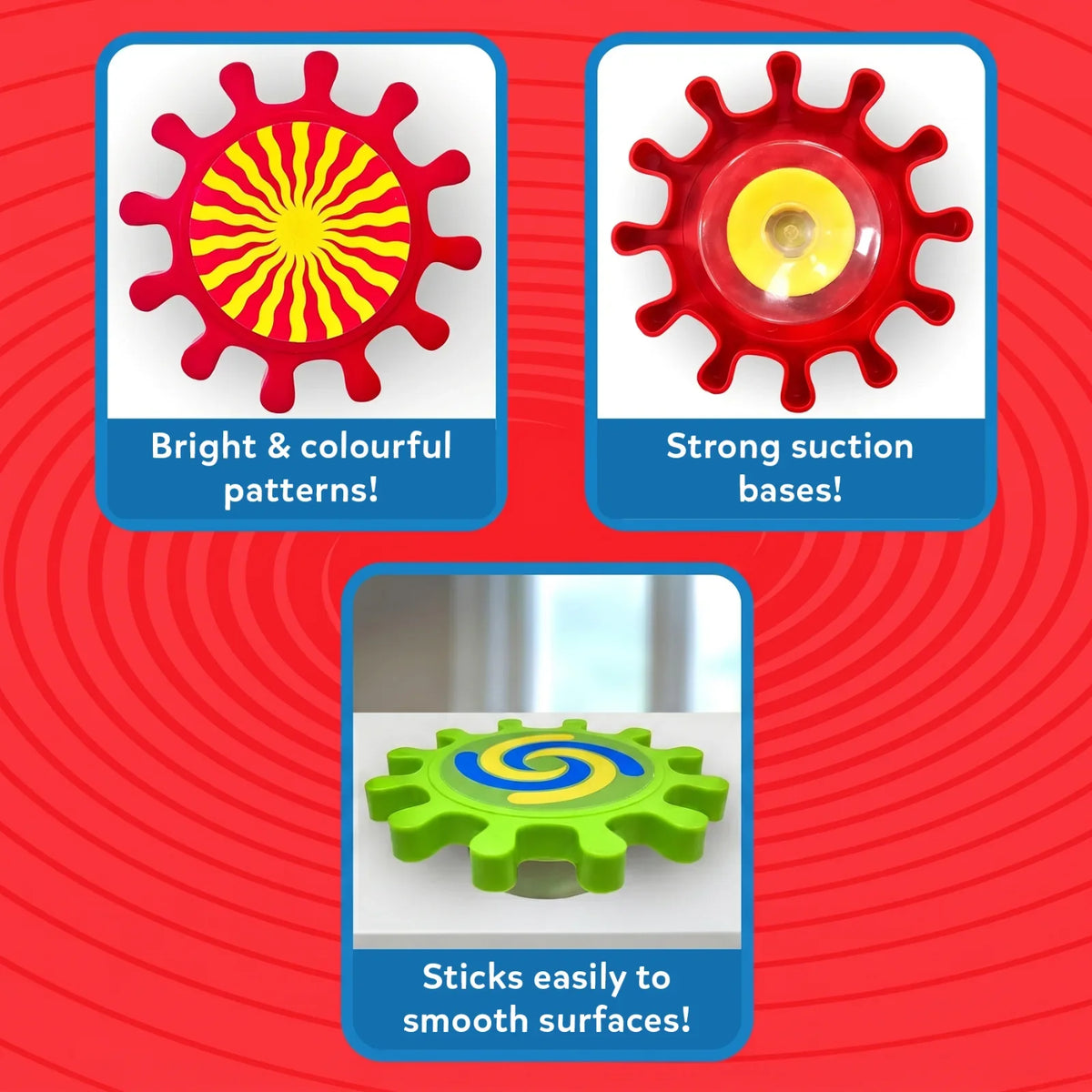Skillmatics Spinny Gears Pattern Pop 5 Interlocking Gears 6 to 36 Months