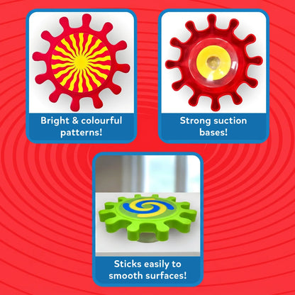 Skillmatics Spinny Gears Pattern Pop 5 Interlocking Gears 6 to 36 Months
