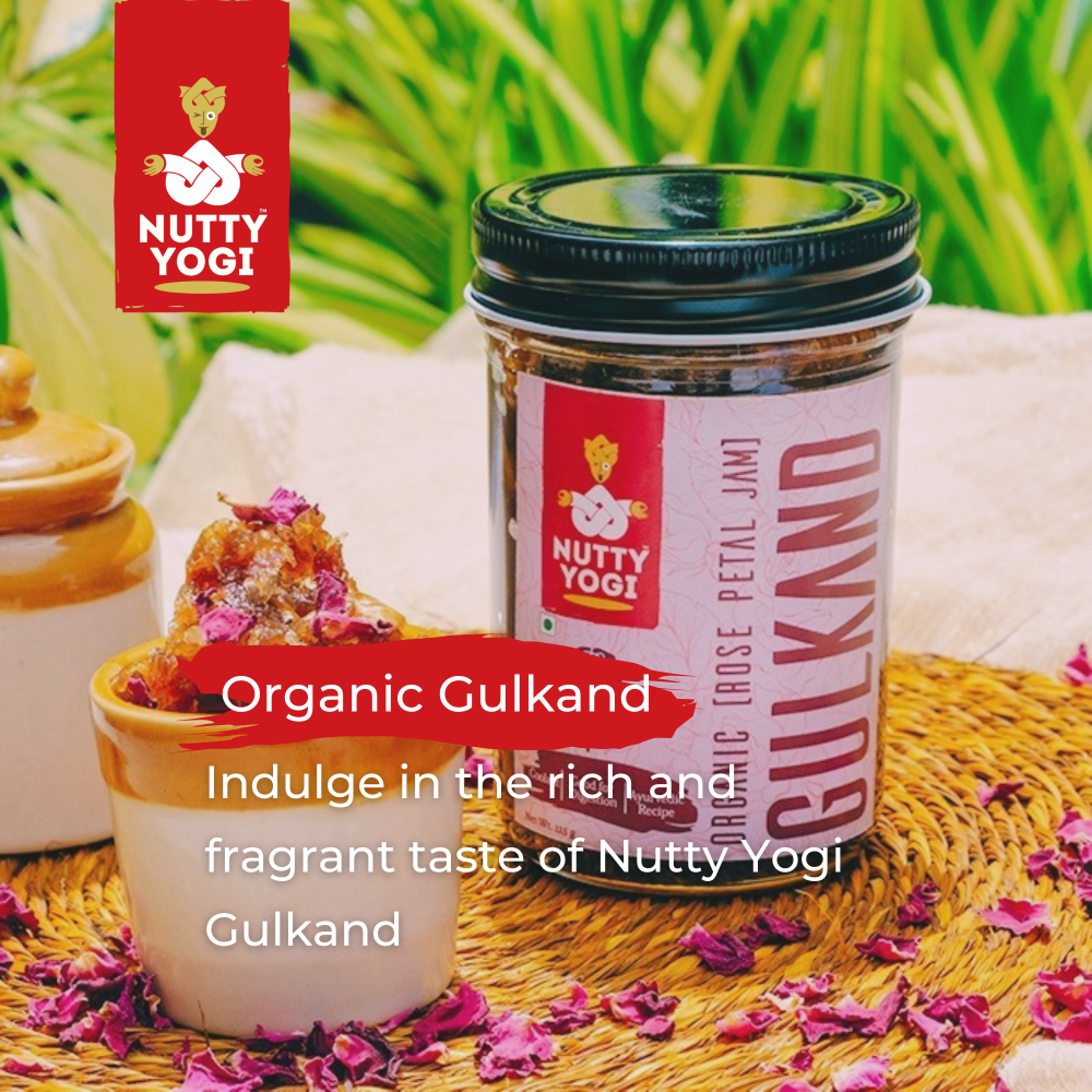 Nutty Yogi Organic Gulkand 250 gm