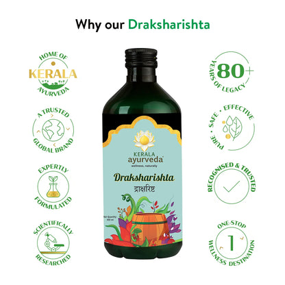 Kerala Ayurveda Draksharishtam - PUSHMYCART