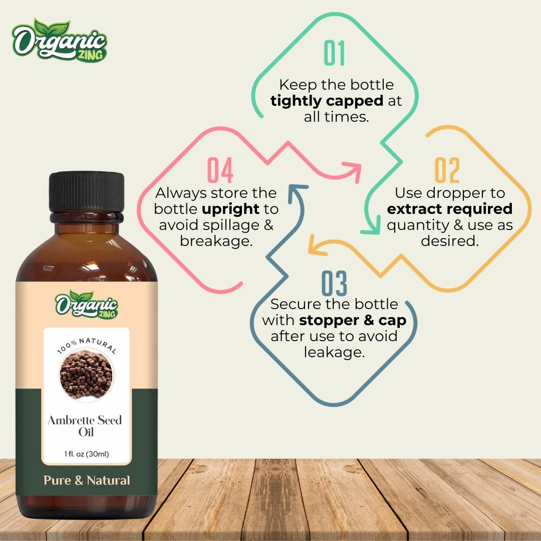 Organic Zing Ambrette Seed Oil