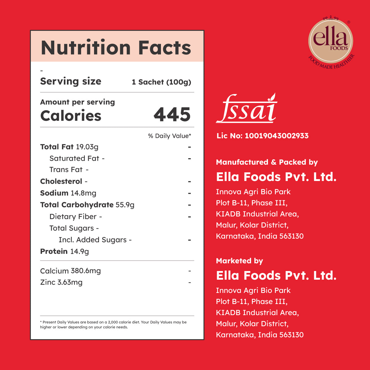 Ella Foods Coriander & Chilli Powder - PUSHMYCART