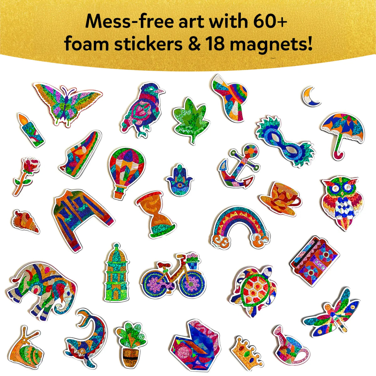 Skillmatics Foil Fun Pretty Patterns No Mess Art Kit Ages 7 and Up
