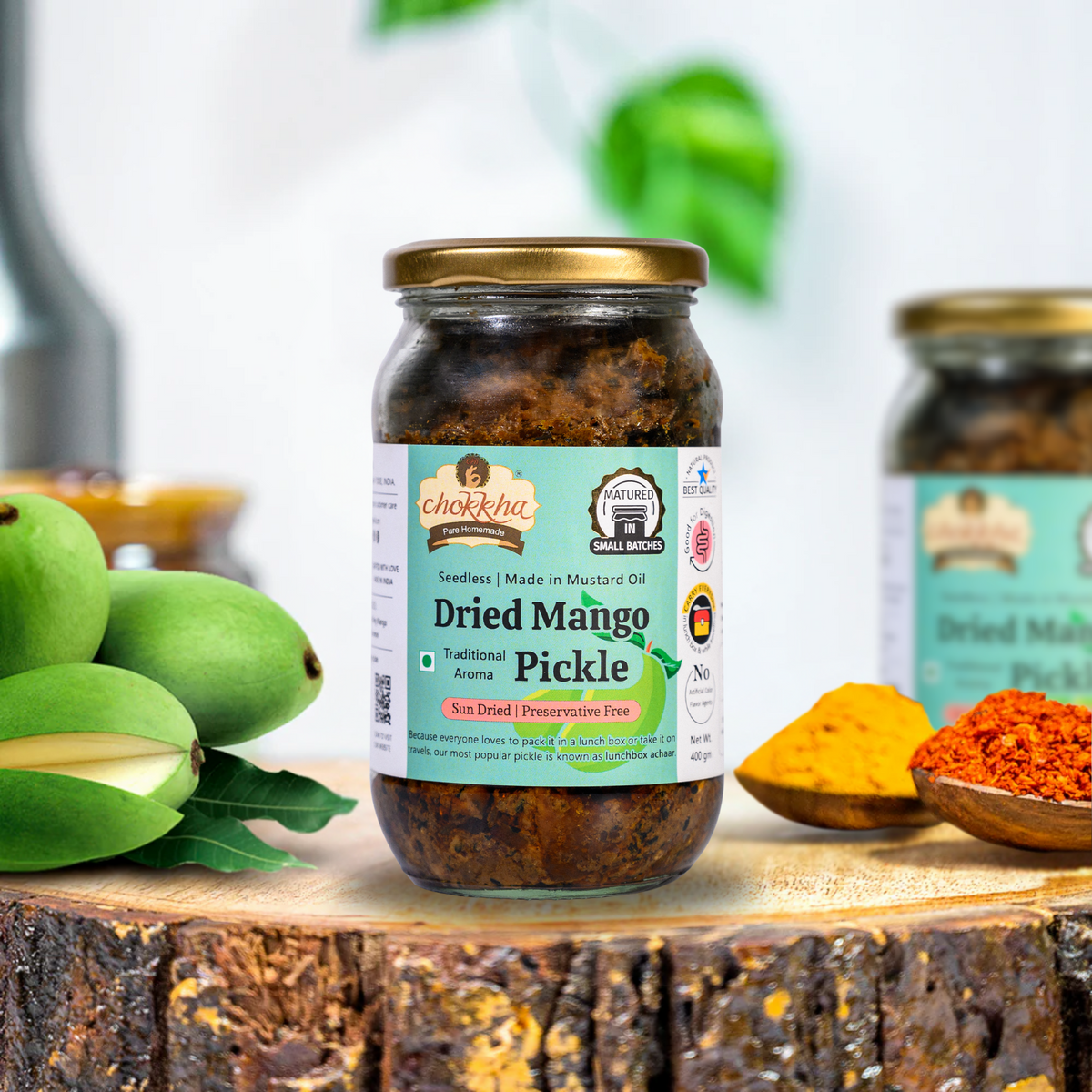 Chokkha Homemade Dried Mango Pickle - PUSHMYCART