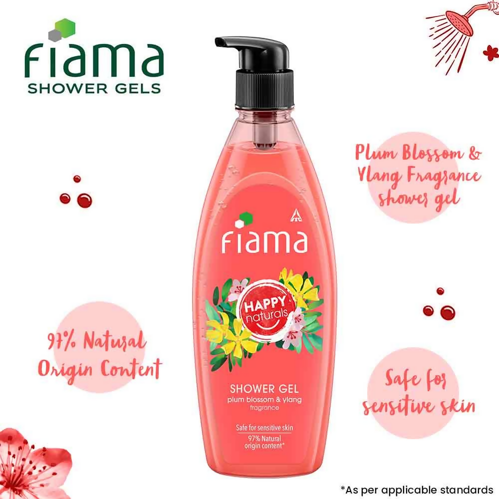 Fiama Happy Naturals Shower Gel With Blossom And Ylang