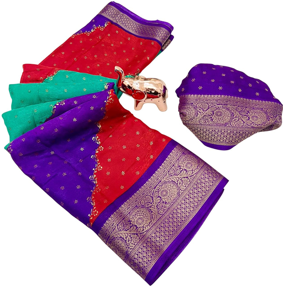 Vasthrlay Classic Kanjivaram Weaving Saree for festive ethnic occasions