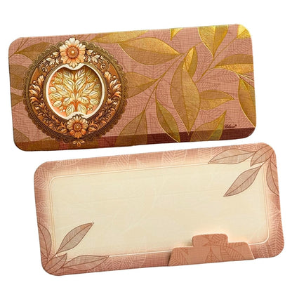 Vanya Creations Window View Tree Leaf Design Shagun Envelopes Purple Pack of 20 - image 1