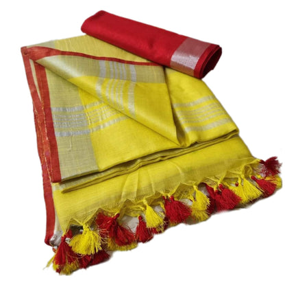 Vasthrlay Classic Bhagalpuri Traditional Saree for festive ethnic occasions