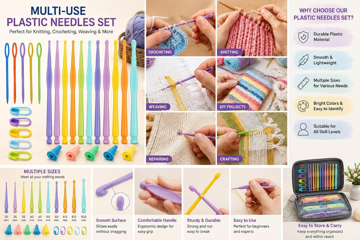 12 PCS Crochet Hooks, Ergonomic Handle Crochet Hooks Set for Arthritic Hands - image 2
