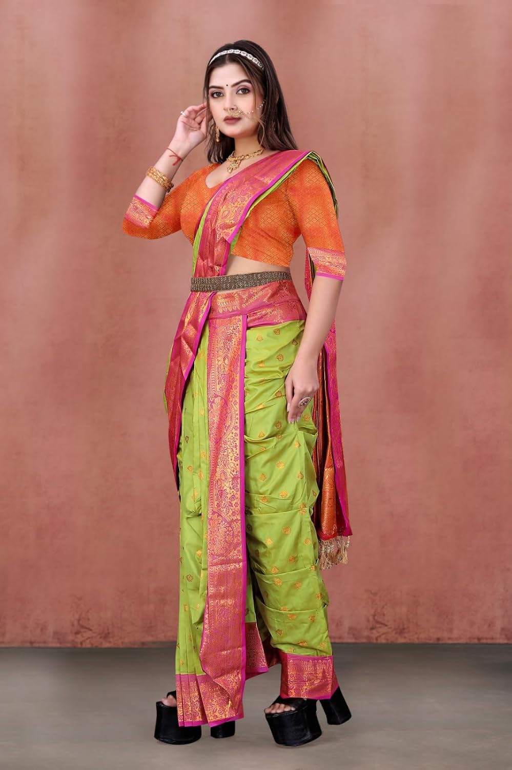 Vasthrlay Classic Ethnic Traditional Saree for festive ethnic occasions