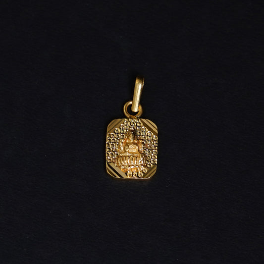 Pure Gold Saraswathi Devi Locket 2.45g