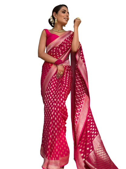 Vasthrlay Classic Banarasi Traditional Saree for festive ethnic occasions
