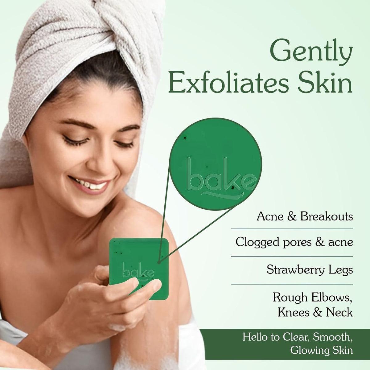BAKE 10% AHA + 1% BHA Scrub Treatment Soap