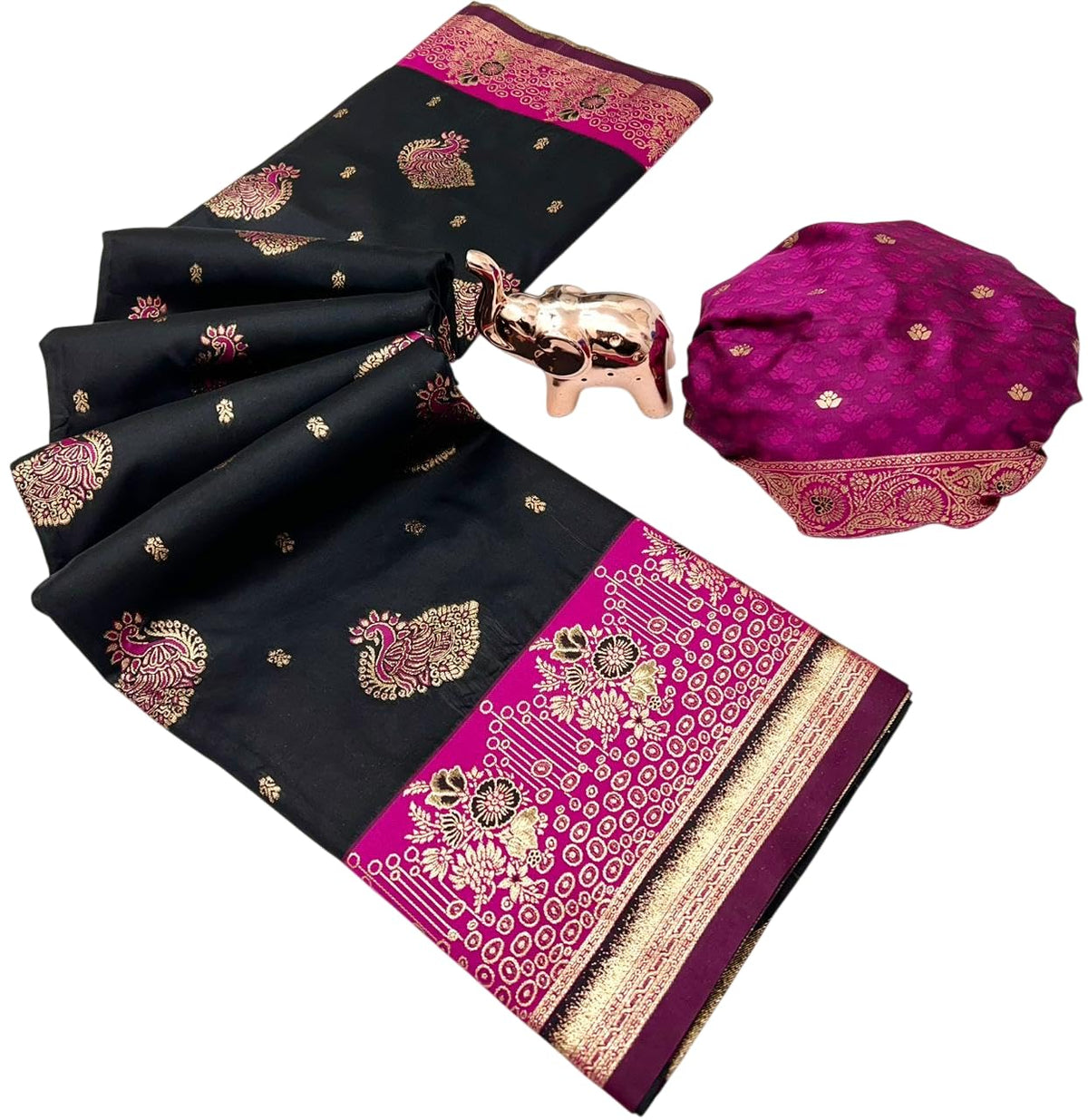 Vasthrlay Classic Paithani Weaving Saree for festive ethnic occasions