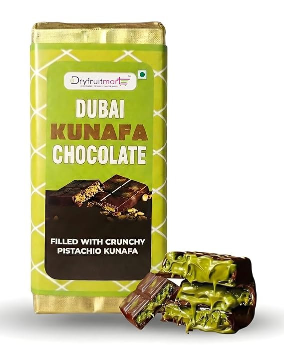 Dryfruit Mart Dubai Kunafa Chocolate Bar