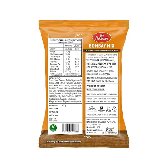 Haldiram's Namkeen - Bombay Mixture - PUSHMYCART