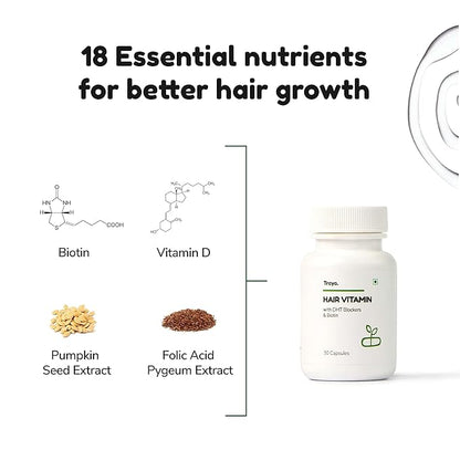 Traya Hair Vitamins Capsule 30 Capsules - PUSHMYCART