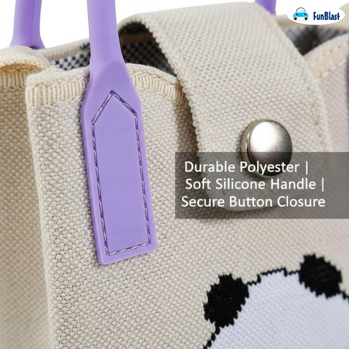 FunBlast Crossbody Mobile Sling Bag Rolling Panda Print
