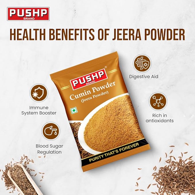 Pushp Brand Cumin/Jeera Powder Pouch - PUSHMYCART