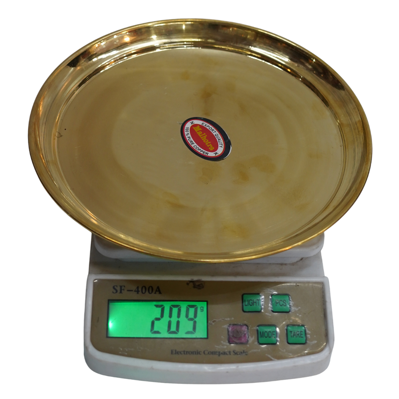Brass Traditional Pooja Thali Plate