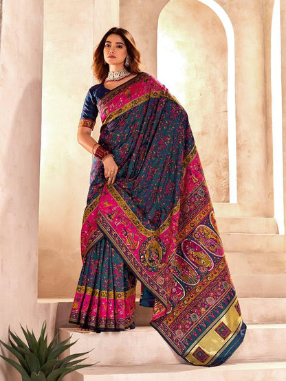 Vasthrlay Ethnic Classic Saree with decorative Traditional design