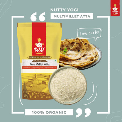 Nutty Yogi Gluten Free Multi Millet Atta