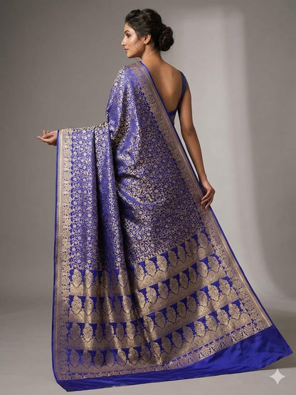 Vasthrlay Classic Traditional Saree with elegant Banarasi styling