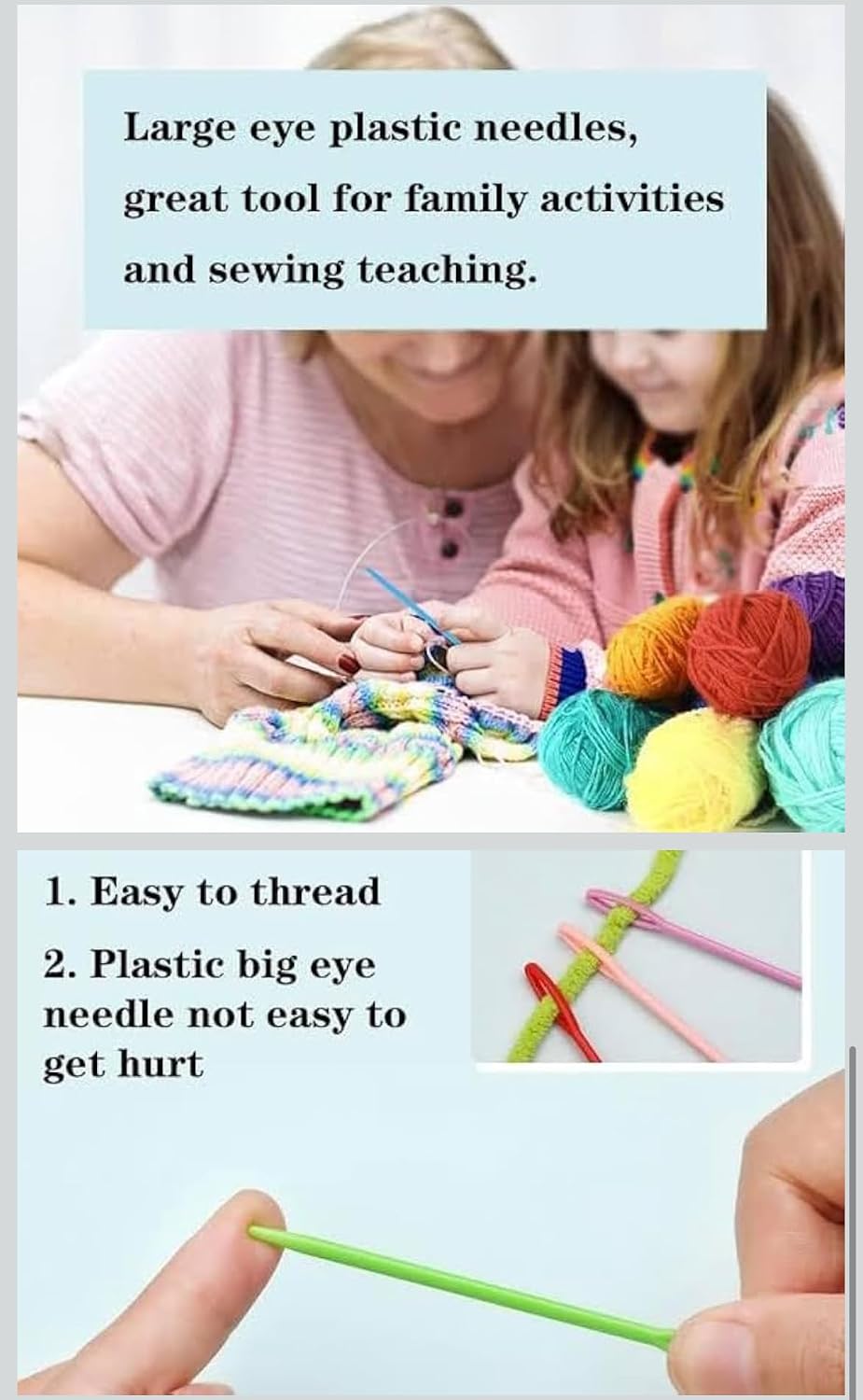 Complete Crochet Kit for Beginners, Colorful Yarn, Crochet Hooks - image 3