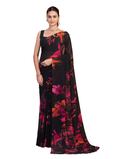 Vasthrlay Classic Georgette Printed Saree for festive ethnic occasions
