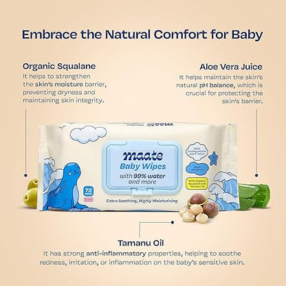 Maate Baby Wipes - PUSHMYCART